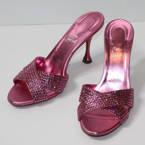 Christian Louboutin Mariza Is Back Slide Sandals Shoes EU 41 / US 11 MSRP $1495 - Picture 3 of 7